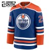Maillot de Hockey Edmonton Oilers Fanatics Premium Leon Draisaitl 2024-25 Bleu Domicile - Enfant
